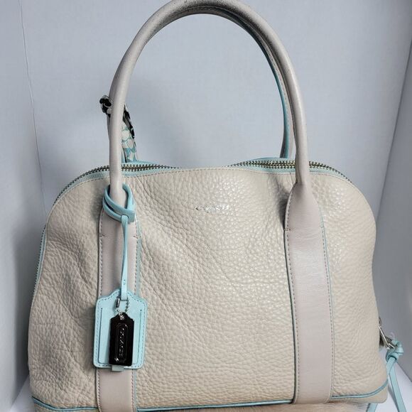 Coach Bleecker Preston Satchel Pebbled Leather With Edgepaint - Picture 1 of 9